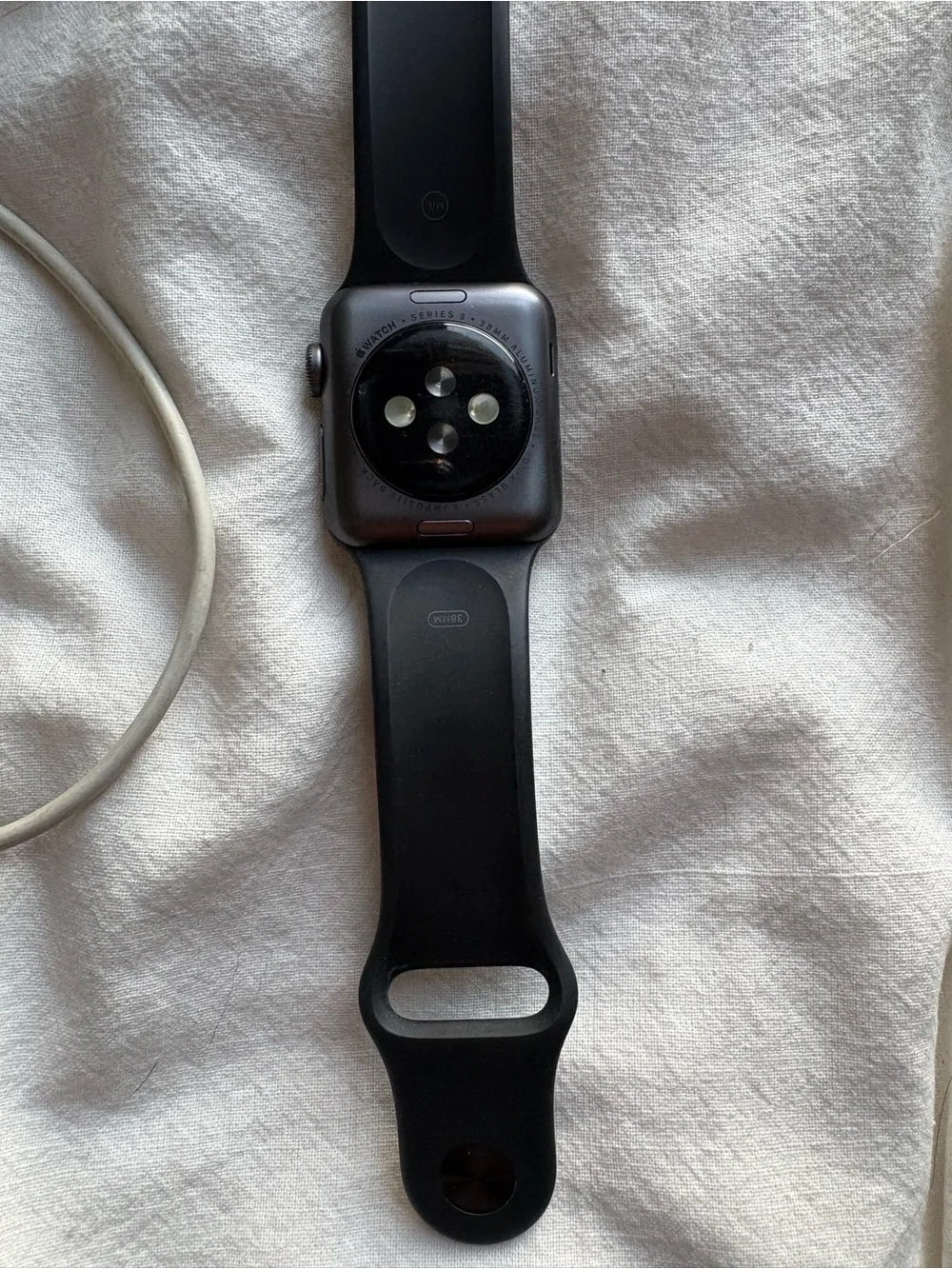 Apple Black Smartwatch with Magnetic Charger